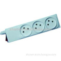 3-way Israel type power strip with switch